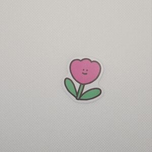 Tulip Pop Art planner sticker